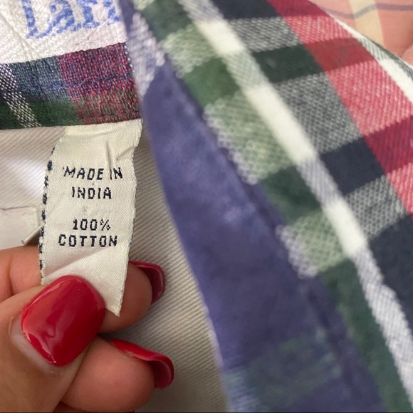 LARRO Plaid Men’s Shirt XXL PLAID BUTTON UP MENS Western casual SHIRT - Picture 4 of 5